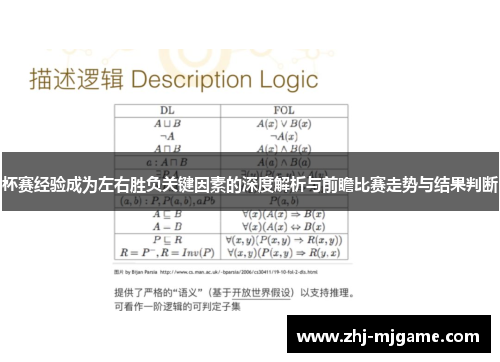 杯赛经验成为左右胜负关键因素的深度解析与前瞻比赛走势与结果判断